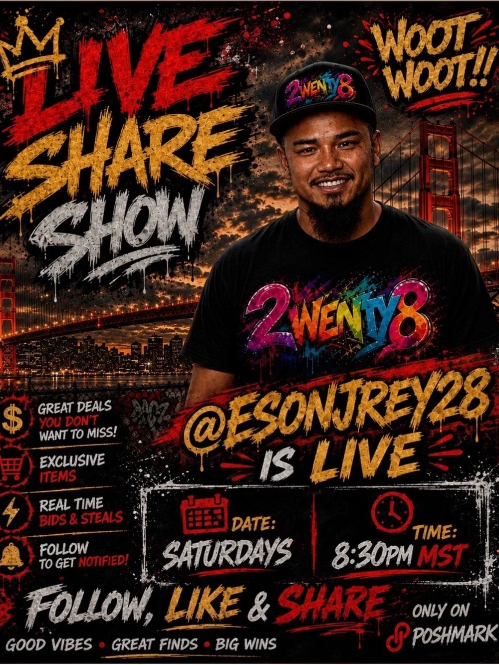 Yacht 🛥️ unlisted flyer 9/18 1pm 🕐 PST $50 & below ⬇️ Share Show Final Sale